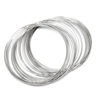 Fil Harmonique Acier 316 Pour Collier 0,8x120mm 100gr