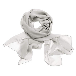 Foulard 90x180cm Silk Feeling 1pc Argent