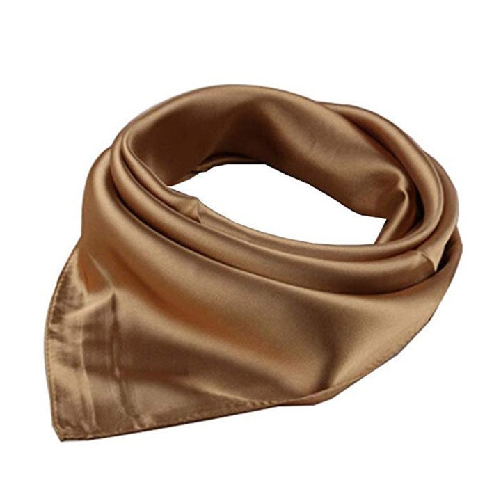 Foulard 90x90cm Monocolor 1ud Marrón