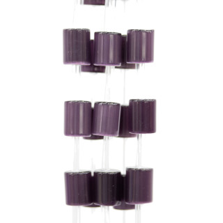 Cat's Eye Zylinder 8x10mm Dunkellila