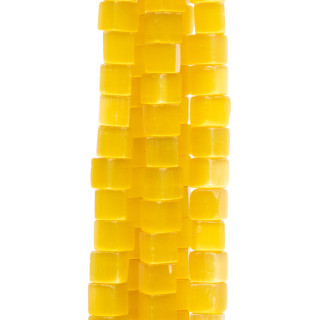 Cubo Ojo de Gato 6mm Amarillo