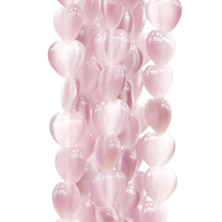 Oeil de Chat Coeur Plat 10mm