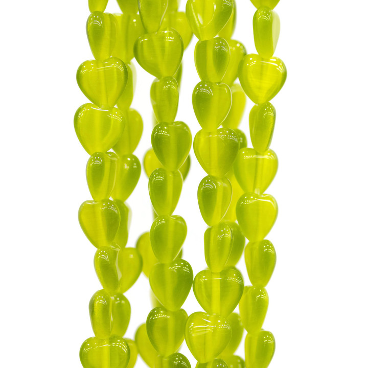 Cat's Eye Heart Plate 8mm