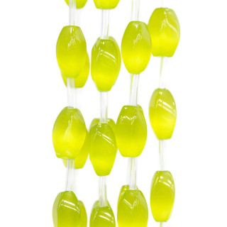Occhio Di Gatto Ovale Twist 8x17mm Verde Acido
