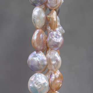 Perle Di Fiume Barocche Drops Pepite Multicolor (GHL)  90-100gr