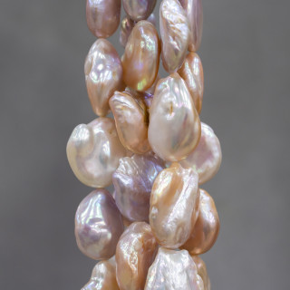Baroque River Pearls Drops Mehrfarbige Nuggets (GHL) 110-120gr
