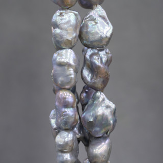 Baroque River Pearls Grey Nuggets (XSQ) 100-110γρ