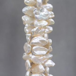 Perle Di Fiume Keshi (GHY) Bianco 60-70gr