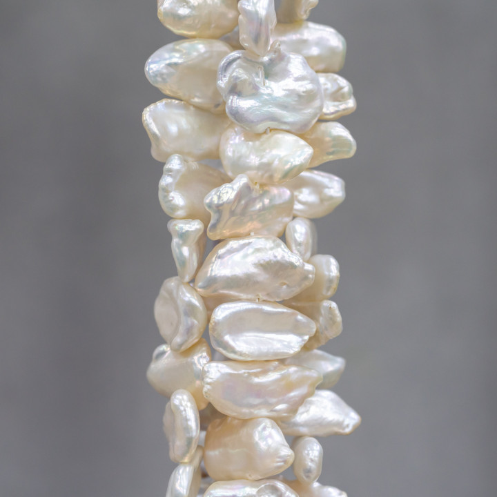 Perle Di Fiume Keshi (GHY) Bianco 60-70gr