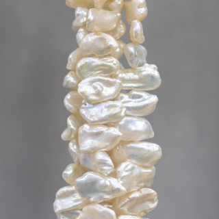 Perle Di Fiume Keshi (GHY) Bianco 70-80gr