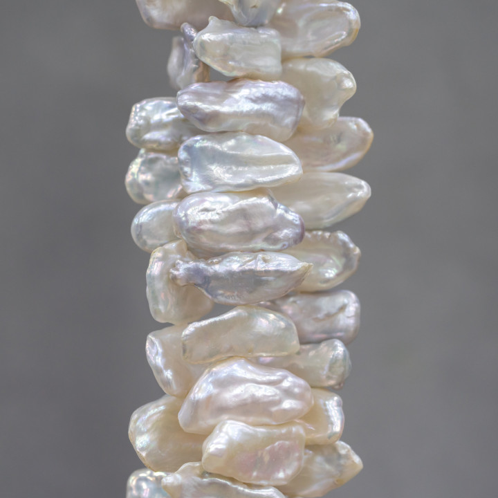 Keshi River Pearls (GHY) White 80-90gr