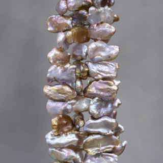 Keshi River Pearls (GHY) Lila 60-70gr