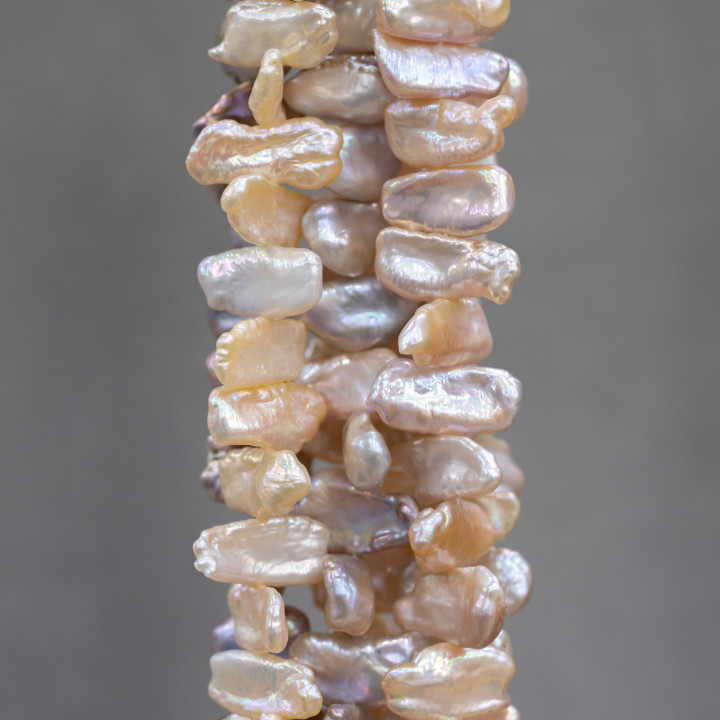 Perle Di Fiume Keshi (GHY) Rosa 50-60gr