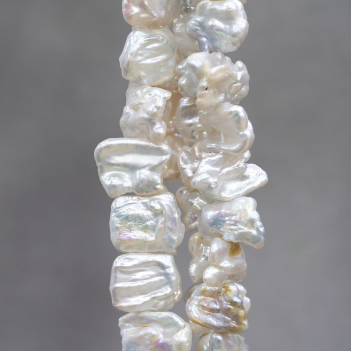 Keshi River Pearls (GSM) White 70-80gr