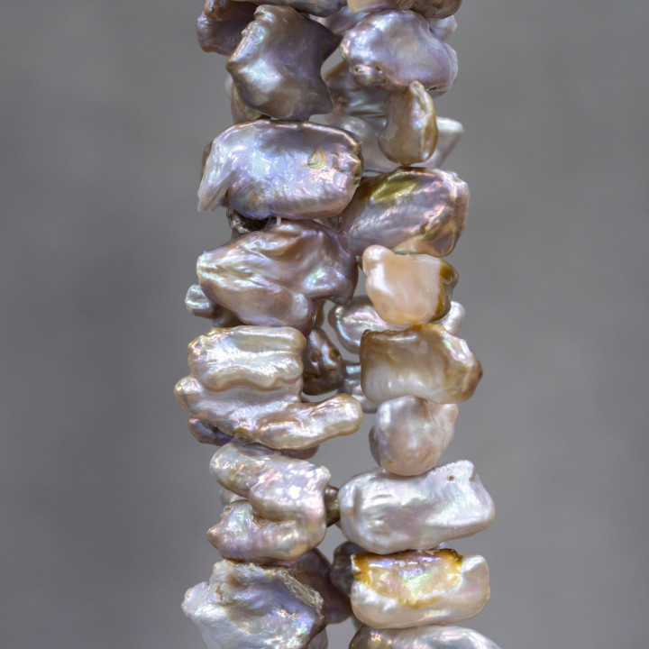 Keshi River Pearls (GSM) Lilac 70-80gr