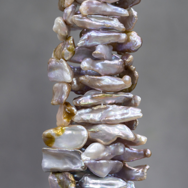 Keshi River Pearls (GSM) Lilas 80-90gr