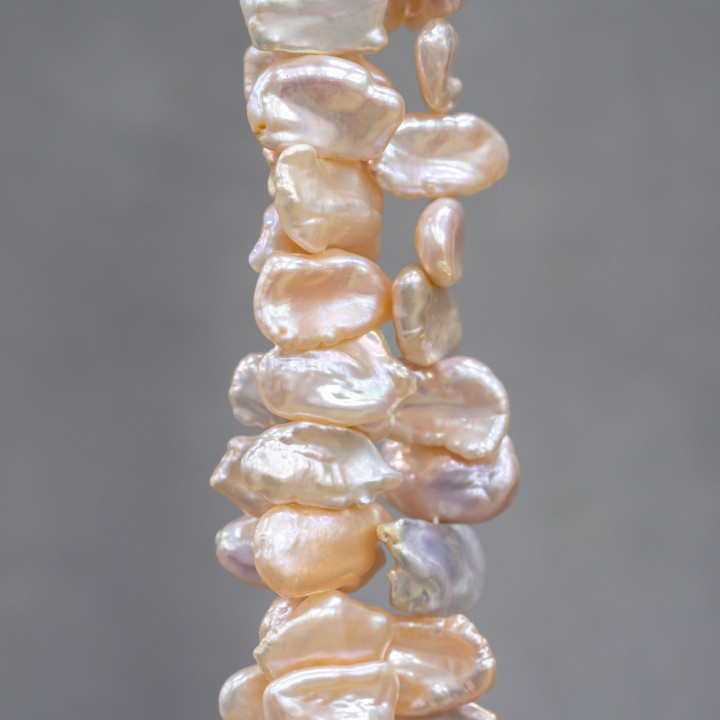 Keshi River Pearls (GWK) 70-80gr Rose