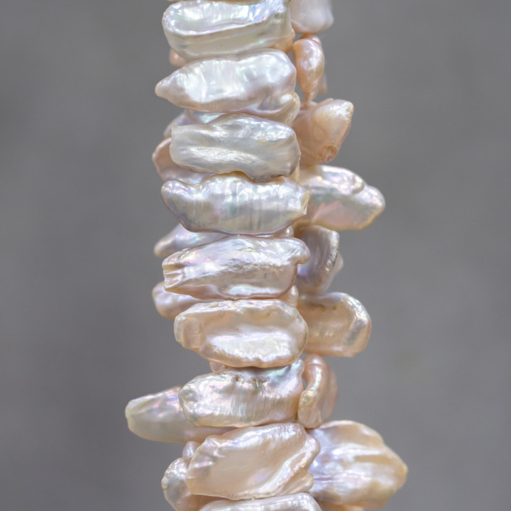 Perles de rivière Keshi (GWK) 90-100gr Rose