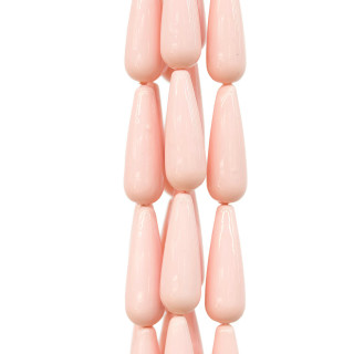 Gotas Perlas Rosa Mallorca 10x30mm