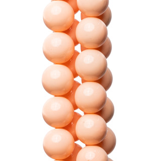 Smooth Round Pastel Pink Mallorca Pearls 08mm