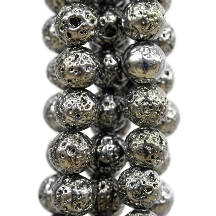 Rutheniumbeschichteter Lavastein 10 mm