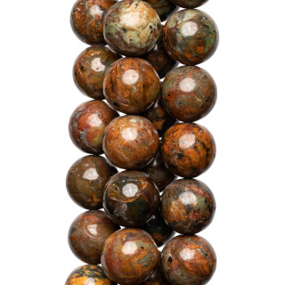 Rhyolite Rugueux Rond Lisse 18mm