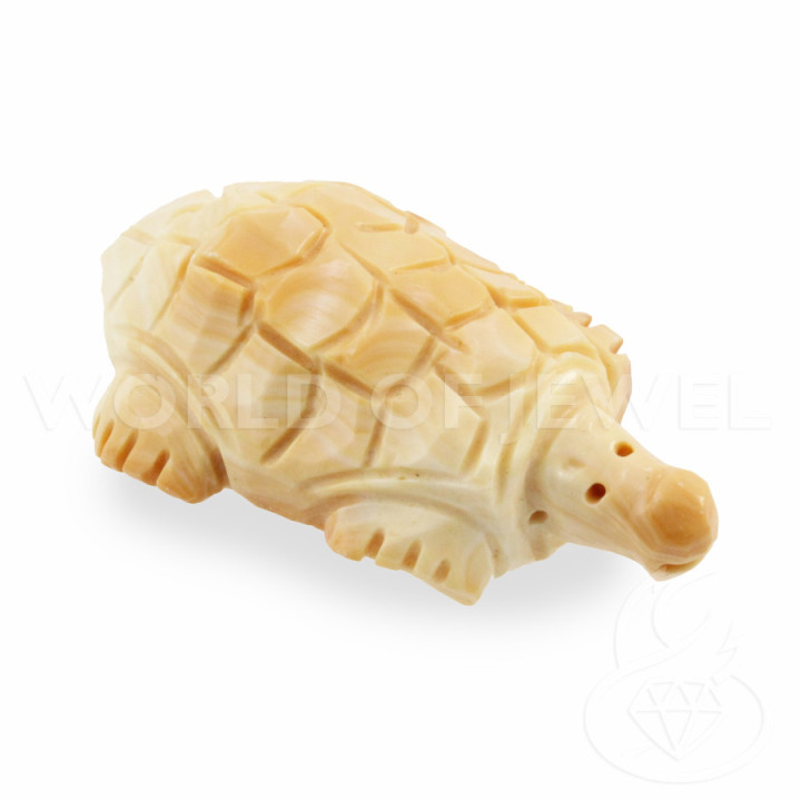 Statuette Di Conchiglia Incisa A Mano Fantasia 30x50mm