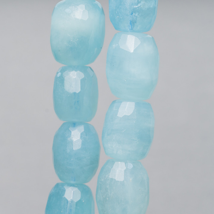 Aquamarine Milk Faceted Stone (ZHZ) 16mm