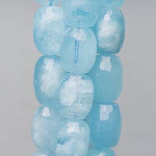 Aquamarine Milk Faceted Stone (ZSZ) 18mm