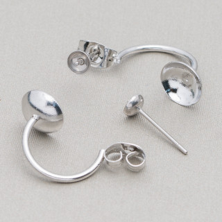 Βάση για σκουλαρίκια 316L Steel Stud 20x8mm 25 Pairs