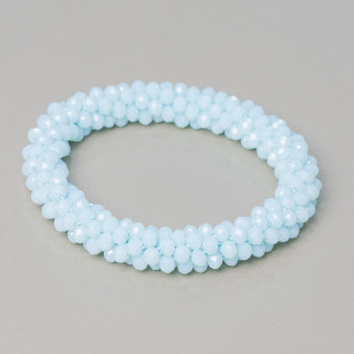 Elastisches Armband aus verschlungenen Kristallen 10 mm mit 4,5 mm Kristallen 1 Stück MOD37