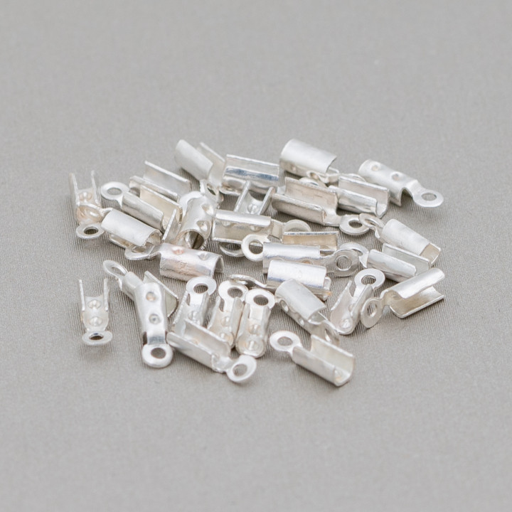 Bronze Terminal 3x8mm 20gr Silver Plated