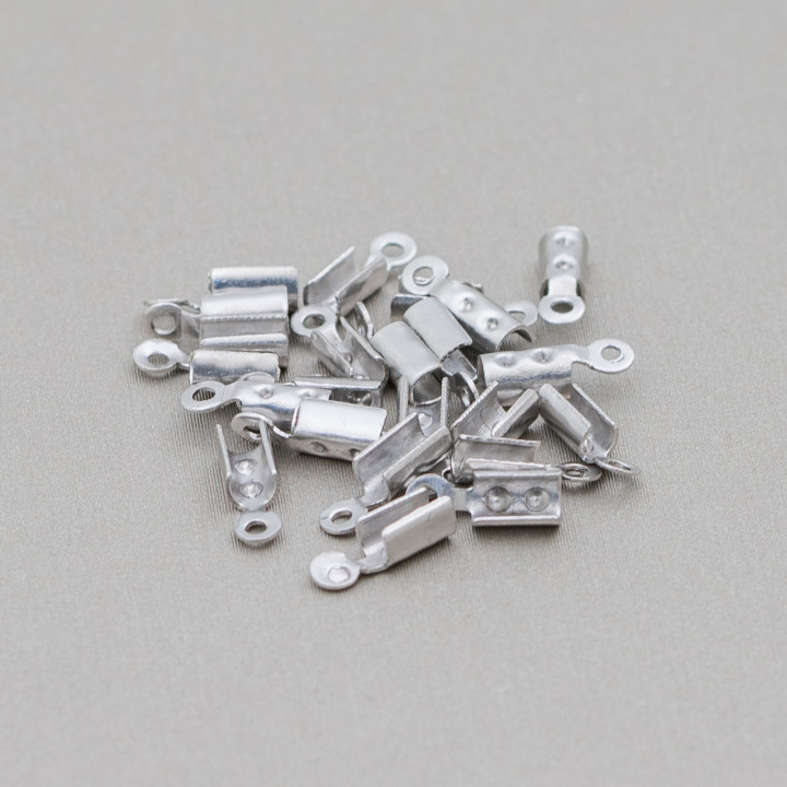 Câble Bronze Blanc 3x8mm 20gr Rhodié