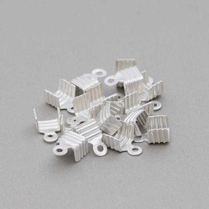 Terminal Bronce Blanco 5x8mm 20gr Plata