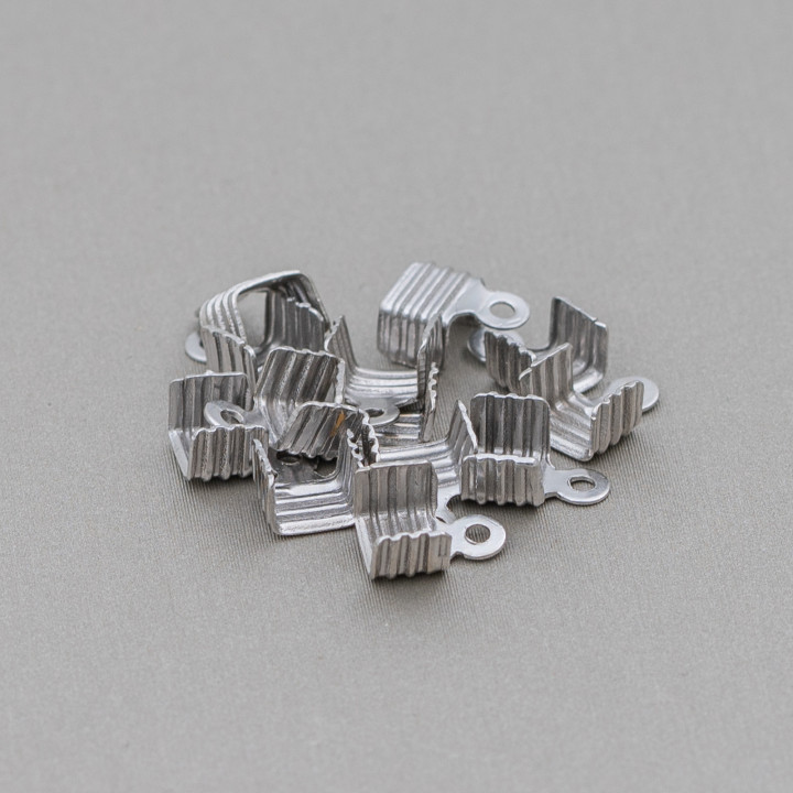 Bronze Terminal 5x8mm 20gr Rhodium Plated