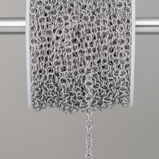 Chaîne de câble ronde lisse de 4,0 mm en acier de 0,7 mm de fil de 15 mètres