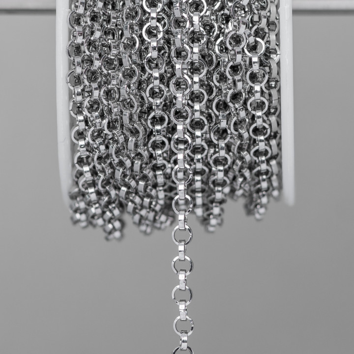 Rolo' Flat Wire Steel Chain 3,0mm 15 μέτρα