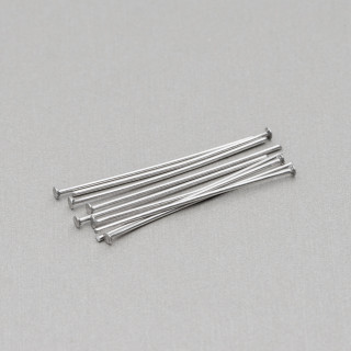 Clavos Acero Cabeza Plana 0,7x30mm 100gr