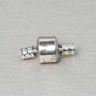 Fermeture de rondelle en laiton à grand trou pour corde et cuir 18pcs