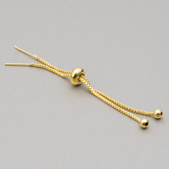 Cierre Latón Arriba Abajo 70mm 20pz Dorado