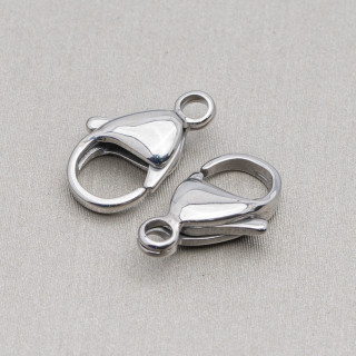 316 Steel Carabiner Κλείσιμο Με Δαχτυλίδι 15mm 80τεμ