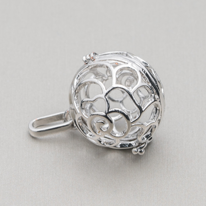 Pendentif Laiton Cage Pendentif 8pcs