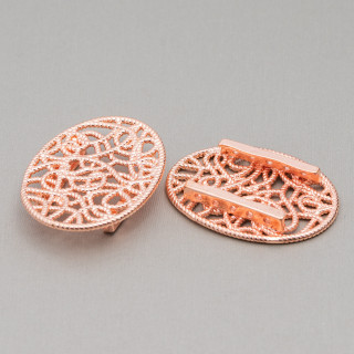 Zentralkomponente Multiwire Bronze Oval 30x40 8St Rose Gold