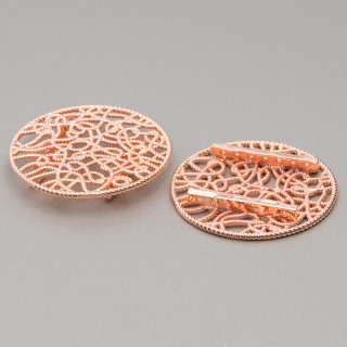 Componente central Multiwire Bronce Redondo 50mm 5pcs Oro rosa