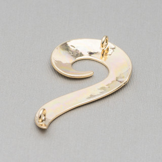 Connecteur Bronze Composant Avec 2 Anneaux 22x38mm 20pcs Doré Brillant