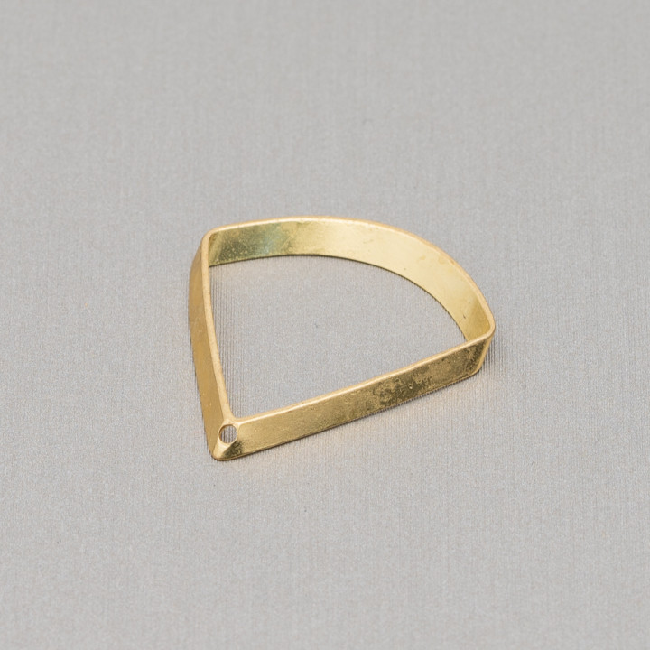 Bronze Komponenten Dreieck Anhänger Ein Loch 23x21mm 120Pz
