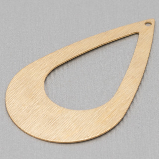 Colgante Lágrima Componente Bronce Satinado 19x36mm 45pcs