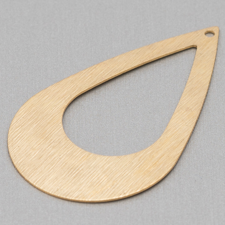 Colgante Lágrima Componente Bronce Satinado 19x36mm 45pcs