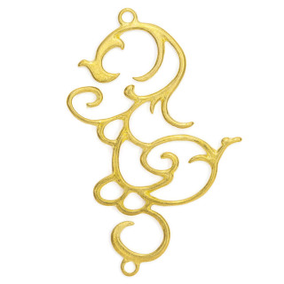 Golden Fantasy Gebürstete Bronzekomponente 35x54mm 16St