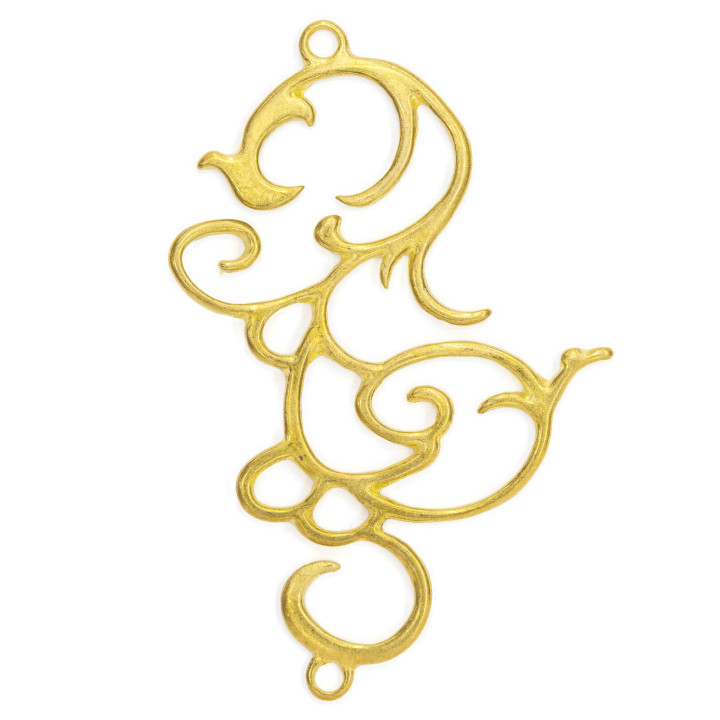 Golden Fantasy Bronce Cepillado Componente 35x54mm 16pcs